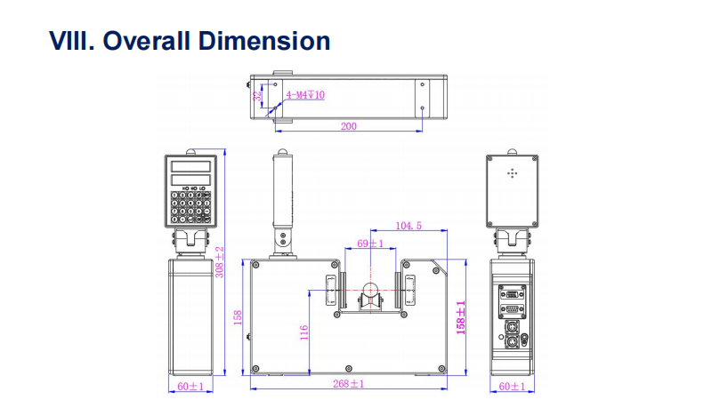 QP25A diameter controller drawing