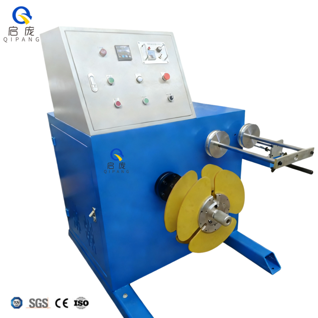 Outer Dia 630mm Reeling and Coiling Take-Up Machine - QiPang