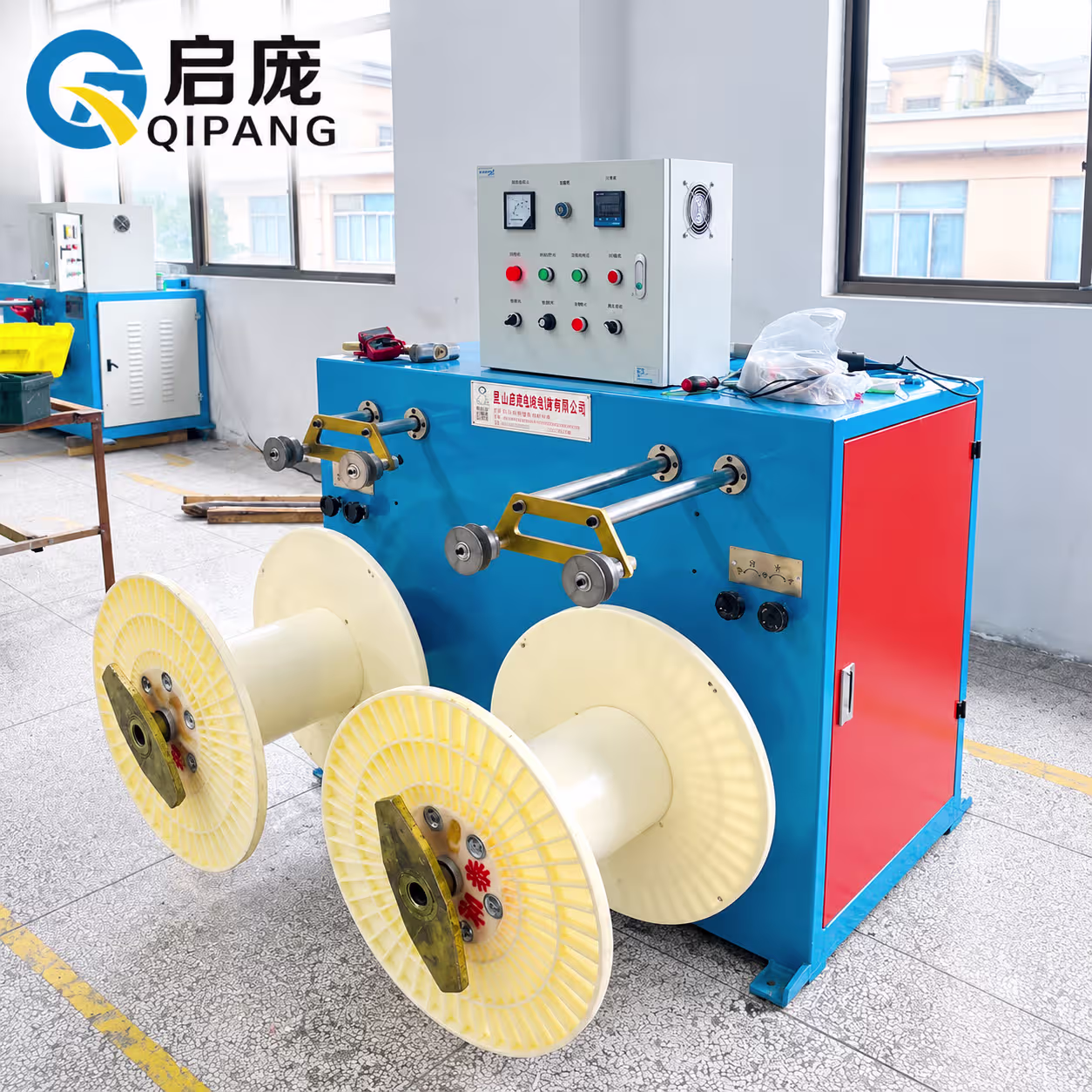 dual head reeling machine